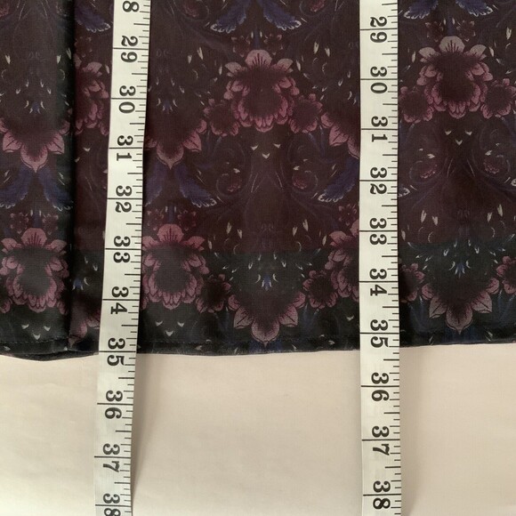 Nanette Lepore Shift Dress Fuchsia Kiss Chiffon Moody Romance 10 - Picture 7 of 13